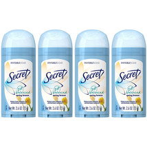 4-Pack New Secret Anti-Perspirant Deodorant Invisible Solid Spring Breeze 2.60 o - £21.74 GBP