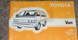 1985 TOYOTA VAN  Owners Operators Owner Manual OEM Factory - $34.95