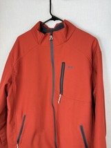 Koppen Jacket Soft Shell Thermal Full Zip Orange Lightweight Men’s 2XL XXL - $29.99