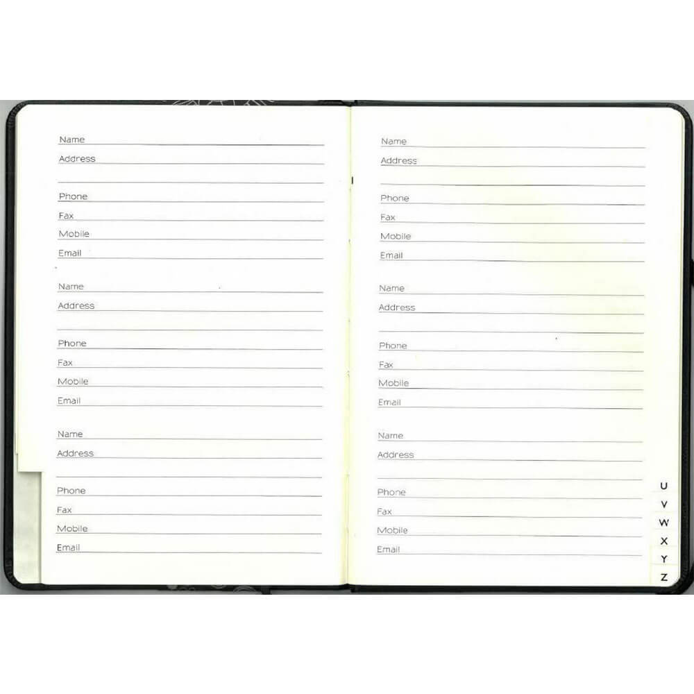 Ozcorp Mini Address Book 125x85mm (Black) - $33.29