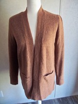 Banana Replubic Lady&#39;s Cardigan Sweater S Brown Pockets - £15.81 GBP