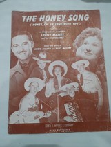 Vintage 1942 The Honey Song Edwin H Morris &amp; Company NY Piano Sheet Music - $10.00