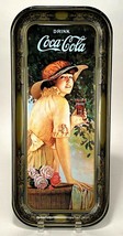 Vintage 1972 COCA COLA Rectangle  Serving Tray Retro 1916 WW1 Girl &quot;Elaine&quot; - £11.05 GBP