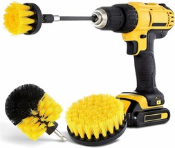 Power Scrubber Drill Brushes Kit Car Wash Cleaner Spin Tub Shower Brush Wall Set - £7.11 GBP+
