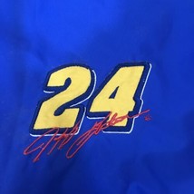 Vtg Jeff Gordon Nutmeg Windbreaker Jacket Large L 90s Colorblock NASCAR Racing - £17.85 GBP