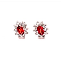 Natural Sapphire Diamond Stud Earrings 14k Gold 1.3 TCW Certified $3,950 215095 - £941.54 GBP