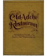 Old Adobe Restaurant Menu Petaluma California 1981 - $47.52