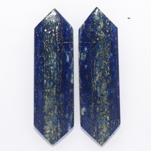 133.40 Cts Natural Lapis Lazuli Suelto Piedras Preciosas Match Par (65mm X 19mm) - £5.69 GBP