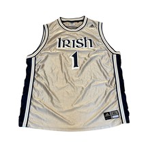Adidas Notre Dame Fighting Irish Basketball Jersey Gold Men&#39;s Size XL - £31.45 GBP
