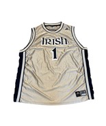 Adidas Notre Dame Fighting Irish Basketball Jersey Gold Men&#39;s Size XL - $54.86 CAD