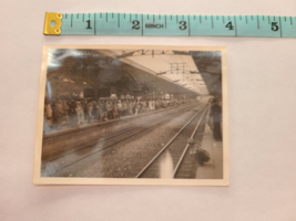 Crowd at a Train Station in Sendai Japan Late 1940s Photo Original - $4.95 Crowd at a Train Station in Sendai Japan Late 1940s Photo Original - $4.95