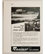 1953 Print Ad Roamer 38&#39; Steel Sport Sedan Boats Holland,MI - £7.85 GBP