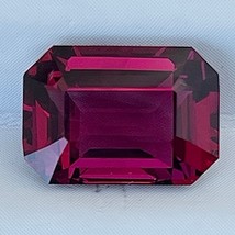 Natural Reddish Pink Garnet 3.97 Cts Emerald Cut Loose Gemstone Jewelry Gift - £275.25 GBP