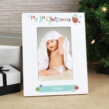 My 1st Christmas Personalised Photo Frame - Christmas Gift - Christmas Photo - 6 - £15.97 GBP