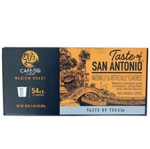 Cafe Ole Taste of San Antonio Medium Roast Coffee 54 count K Cups 3 Pack - £95.18 GBP