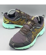 Women’s ASICS Gel Venture 7 Black Orange Running Shoes Walking Sneaker S... - $10.22