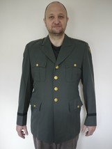 Vtg 50s Army Military Officers Dress Uniform Jacket Coat Hong Kong British Made - £69.44 GBP