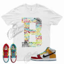 BLS T Shirt for N SB Dunk High All Love No Hate Gold University Red Teal Low - £20.62 GBP+