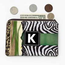 Animal Print Zebra Giraffe Fashion  Nature : Gift Coin Purse Wild Animals Wildli - £7.98 GBP