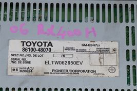 Lexus Toyota Pioneer Amp Amplifier 86100-48070, GM-8347ZT image 2