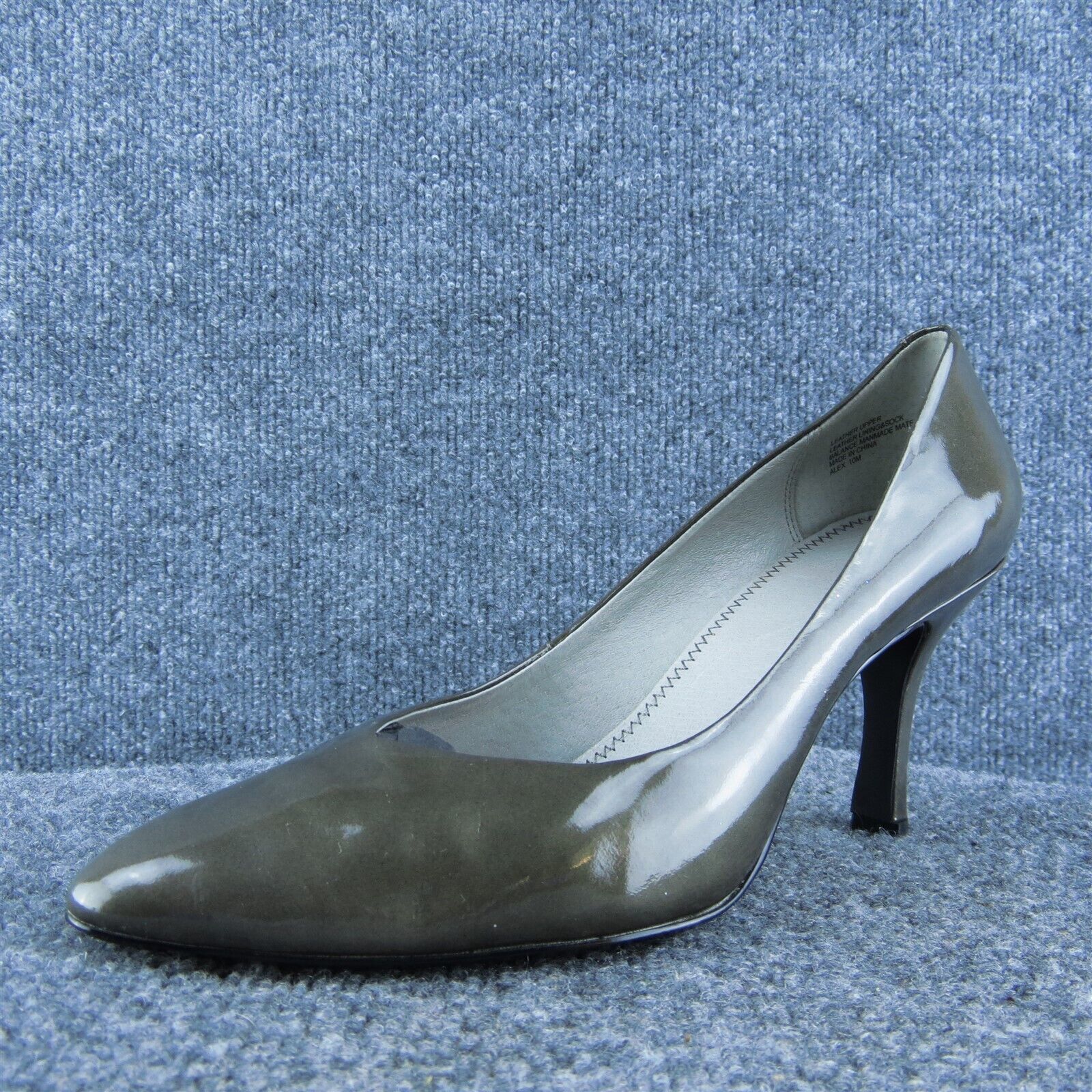 Primary image for BP. Alex Women Pump Heel Shoes Gray Patent Leather Size 10 Medium