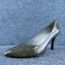 BP. Alex Women Pump Heel Shoes Gray Patent Leather Size 10 Medium - £19.39 GBP