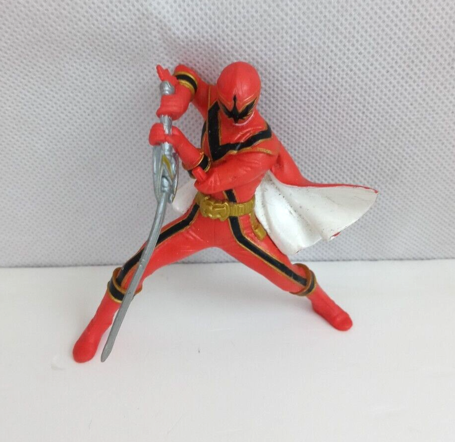 2005 Bandai Power Rangers Mystic Force Red Ranger with Sword 3.5&quot; Vinyl ... - $12.86