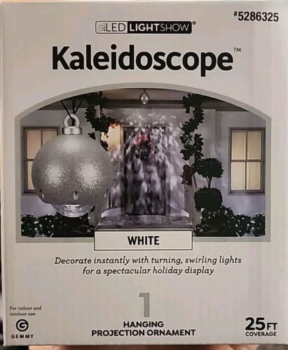 Gemmy LED LightShow, "Kaleidoscope" Decorative Hanging Projection Ornament NEW