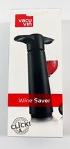 The Original Vacu Vin Wine Saver with Vacuum Stopper – Black - £7.82 GBP