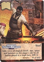 Spellfire Master the Magic 1st Edition Card 71/100 Steel, Advanced D &amp; D - $4.99