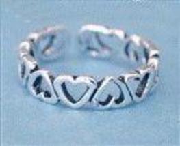 Heart Sterling Silver Toe Ring - £13.62 GBP