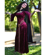 Tangled Mother Gothel Costume,Mother Gothel Cosplay Dress with Cape - £111.11 GBP