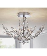 Home Decorators Collection CRYSTAL ACCENT CHANDELIER 4-Light Flush Mount... - $99.86 CAD