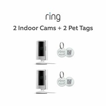 2 Ring Indoor Cam (2nd Gen), White with 2 Ring Pet Tag - £125.35 GBP