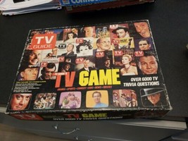 Vintage 1980&#39;s Retro 1984 TV Guide TV Game Trivia Board Game Complete In Box - £10.43 GBP