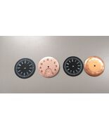 Job lot of Vintage 27mm Unbranded Watch Dials Salmon Two Tone Black Mili... - €80,76 EUR