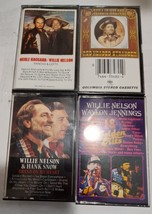LOT OF 4 Willie Nelson Cassette Tapes country cowboy music - £15.97 GBP