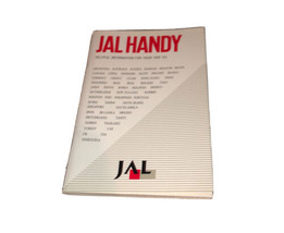 Jal Handy JAL Japan Airlines “Helpful Information For Your Trip To” Booklet - $13.88