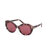 Tom Ford FT1009 55Y Pink Havana/Bordeaux 55-19-140 Sunglasses New Authentic - $251.65