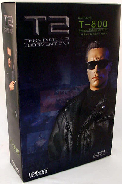 Terminator 2 - T-800 12" Collectible Boxed Action Figure by Sideshow Collectible - $227.65