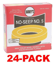 Harvey ® 6005 No-Seep ® No. 5 Wax Toilet Bowl Gasket w/Polyethylene Flan... - $49.49