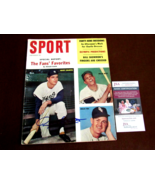 ROCKY COLAVITO TIGERS INDIANS YANKEE SIGNED AUTO VINTAGE 1960 SPORT MAGA... - $197.99