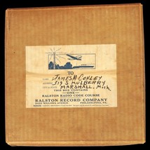Original Ralston Radio Code Course, 1938 Lessons 1,4, and 6 Vinyl Records - £30.17 GBP
