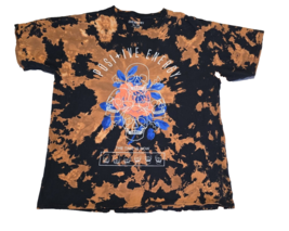 Chemistry Womens Size XL Meditating Skeleton Tie Dye T Shirt Bleached - $23.38
