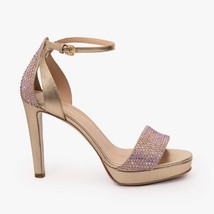 The Mars Platform Heel Gold Leather Women's Sandal image 3
