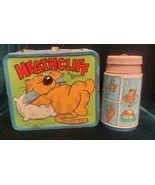 Vintage Aladdin Heathcliff Metal Lunchbox W/ Thermos - $42.06