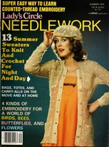 Lady&#39;s Circle Needlework Magazine Summer 1978 Summer Sweaters to Knit &amp; Crochet - £6.04 GBP