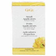 GiGi SMALL APPLICATORS FOR FACIAL WAXING CONTAINS 100 #0400 - £4.39 GBP