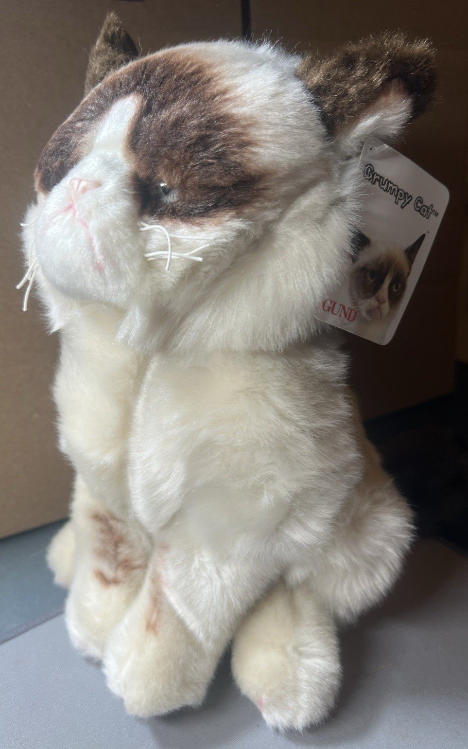GUND Grumpy Cat 4040133  9” Plush Stuffed Animal Plush Toy NEW WITH TAGS - $22.76