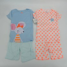 Carter girls 4 piece pajama sleepwear set Size 4 NWT $40 - $16.83